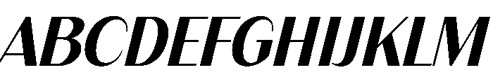 Natural Sunlight Italic Font UPPERCASE