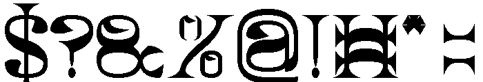 Natural Vibes Bold Font OTHER CHARS