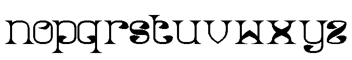 Natural Vibes Bold Font LOWERCASE