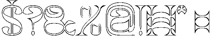 Natural Vibes-Hollow Font OTHER CHARS