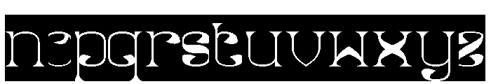 Natural Vibes-Inverse Font LOWERCASE
