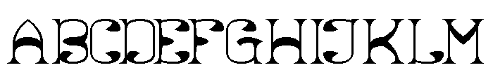 Natural Vibes Font UPPERCASE