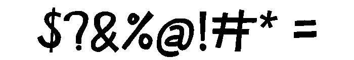 Naturally Imperfect Font OTHER CHARS