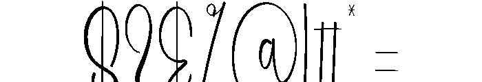 Nature Candy Font OTHER CHARS