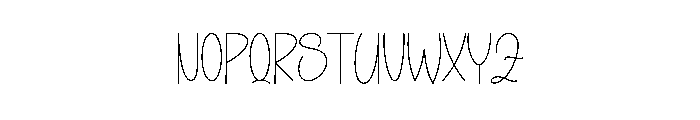 Nature Holiday Font UPPERCASE