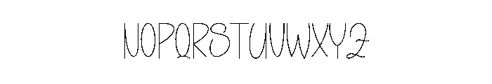 Nature Holiday Font LOWERCASE