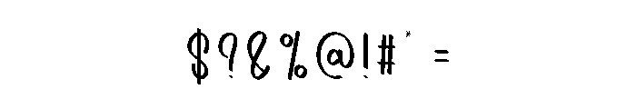 Nature Story Font OTHER CHARS