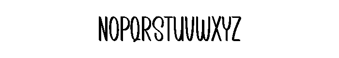 Nature Story Font LOWERCASE