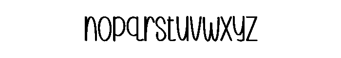 Nature Valentine Font LOWERCASE
