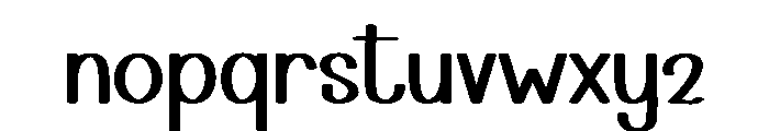 Naughty Christmas Font LOWERCASE