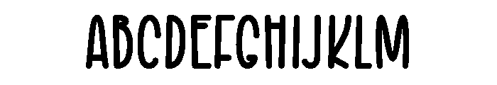 Naughty Halloween Font UPPERCASE