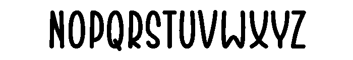 Naughty Halloween Font LOWERCASE