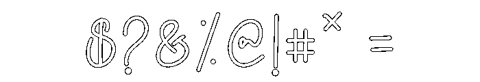 Naughty Holiday Font OTHER CHARS