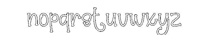 Naughty Holiday Font LOWERCASE