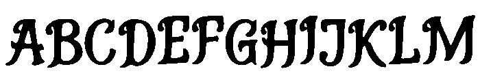 Navajo_White Font UPPERCASE