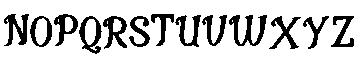 Navajo_White Font UPPERCASE