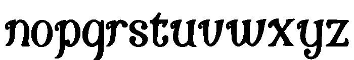 Navajo_White Font LOWERCASE