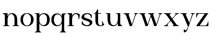 Navore Regular Font LOWERCASE
