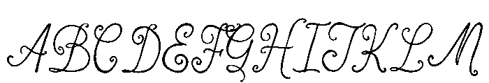 Nawiyla Font UPPERCASE