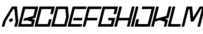 Naxero Italic Font UPPERCASE