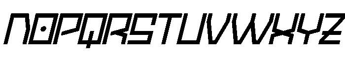 Naxero Italic Font UPPERCASE