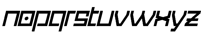 Naxero Italic Font LOWERCASE