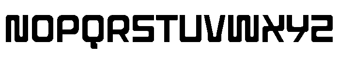 Naxioz Font UPPERCASE