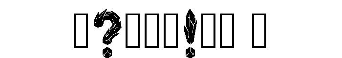 Naxren Regular Font OTHER CHARS