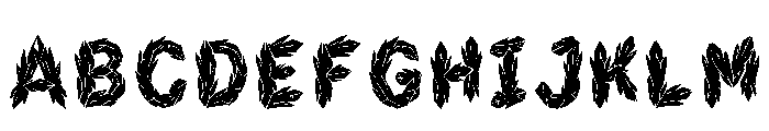 Naxren Regular Font UPPERCASE