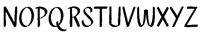 Nayaly Font UPPERCASE