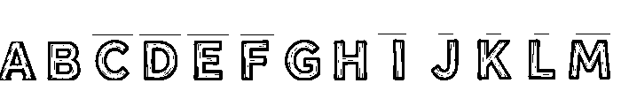 Nayeem Regular Font UPPERCASE