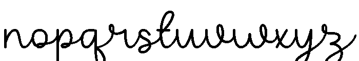 Naylin Font LOWERCASE