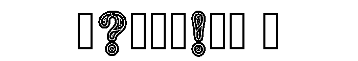 Nazim Regular Font OTHER CHARS