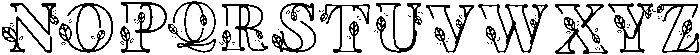 NATURE Regular otf (400) Font UPPERCASE