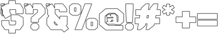 NAXMOS Outline otf (400) Font OTHER CHARS