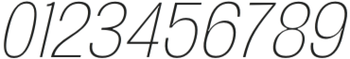 Nabire 1943 Thin Italic otf (100) Font OTHER CHARS