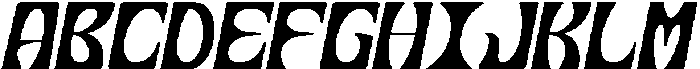 Nabsor Oblique otf (400) Font UPPERCASE