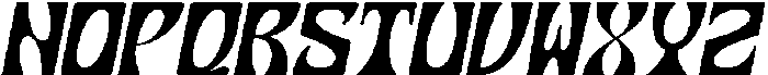 Nabsor Oblique otf (400) Font UPPERCASE