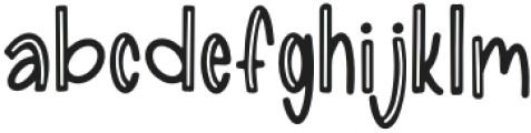 Nacho Type Regular otf (400) Font LOWERCASE