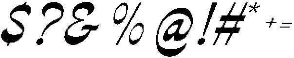 Nackresa-Script otf (400) Font OTHER CHARS
