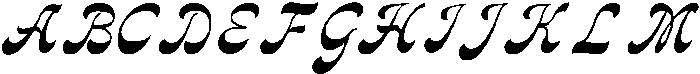Nackresa-Script otf (400) Font UPPERCASE