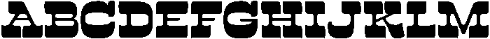 Nackresa-Slab otf (400) Font UPPERCASE