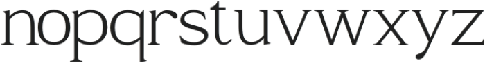 Nadaria Regular otf (400) Font LOWERCASE