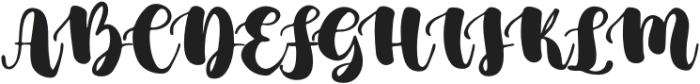 Nadela-Regular otf (400) Font UPPERCASE