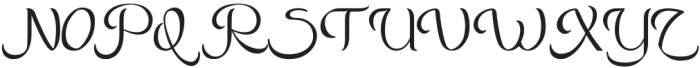 Nadishaq Regular otf (400) Font UPPERCASE