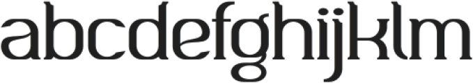 Nafegise Regular otf (400) Font LOWERCASE