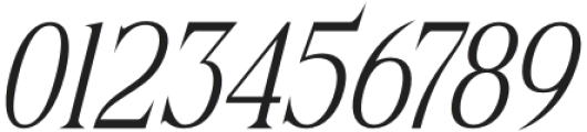 Naftegfo Italic otf (400) Font OTHER CHARS
