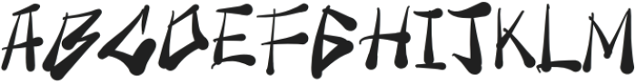 Nagasaki Japan Regular otf (400) Font UPPERCASE