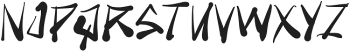 Nagasaki Japan Regular otf (400) Font UPPERCASE