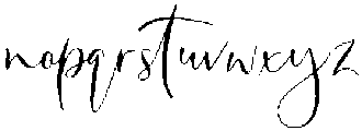 Nagatha Christie Regular otf (400) Font LOWERCASE